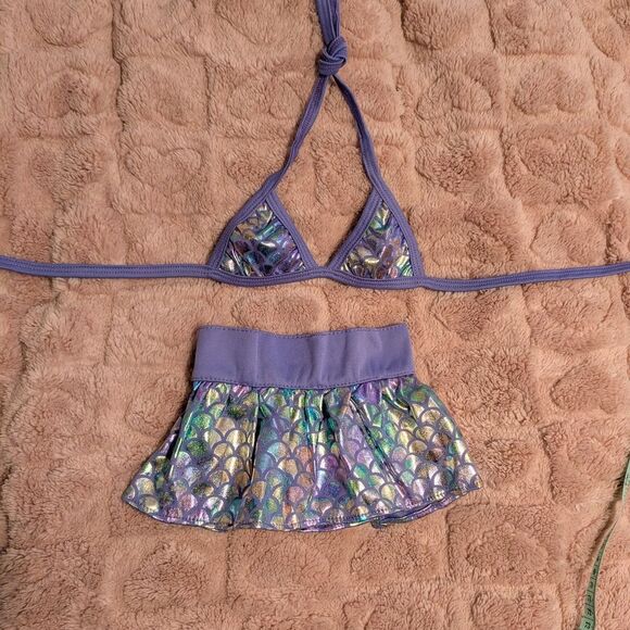 🐾BOGO New Size L Dog Bikini - Cat Bikini - Purple Mermaid Bikini Set 🐾 - Picture 1 of 5